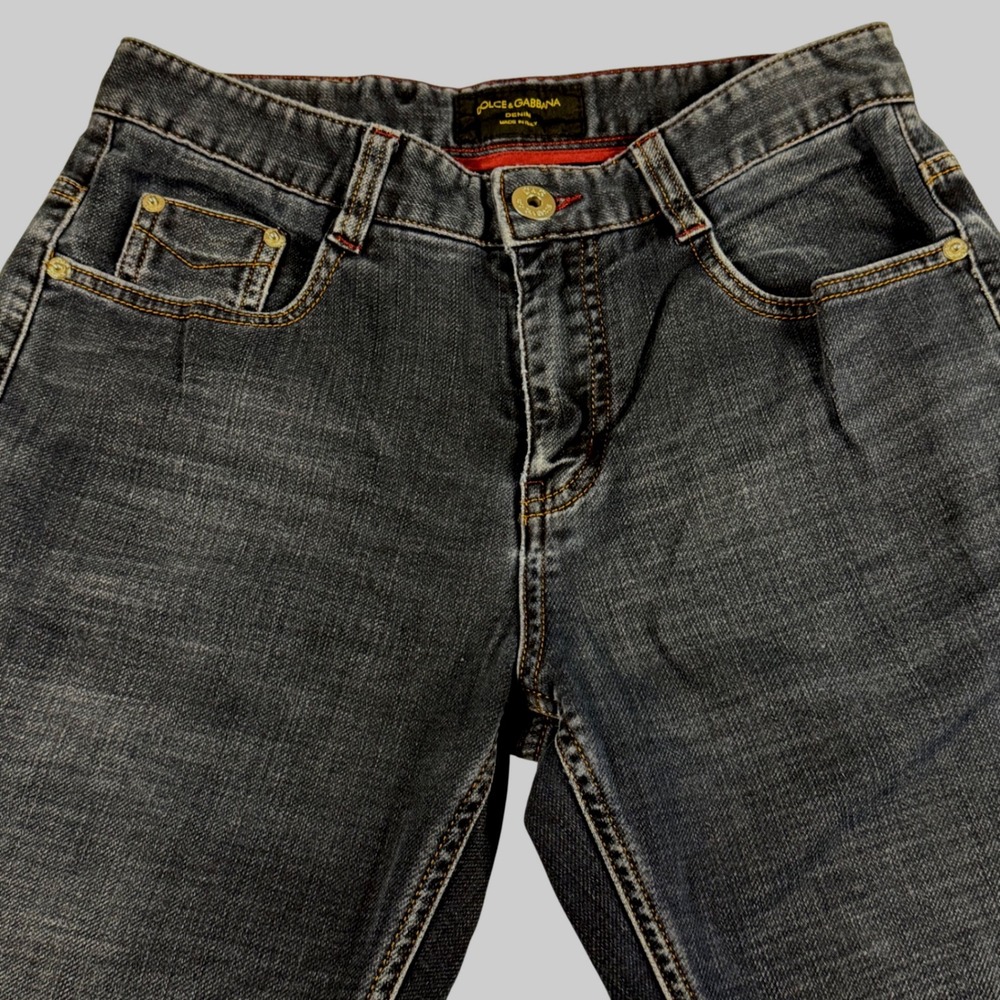 Dolce & Gabbana Mens Dark Wash Denim Jeans Made in Italy Size 29 Luxury Designer